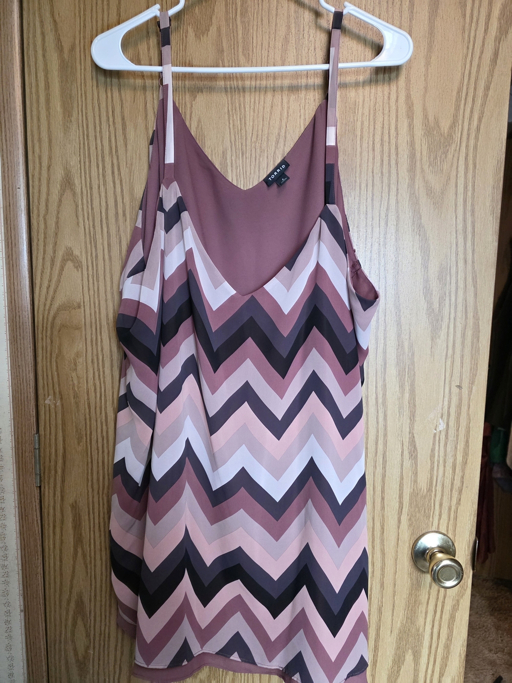 torrid Mauve Chevron Tank